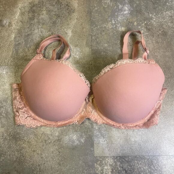 victoria’s secret angels y2k 34d nude blush pink august 2008 - Picture 1 of 7